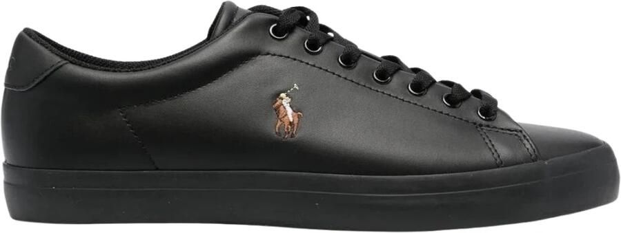 Polo Ralph Lauren Sneakers van leer met labelstitching model 'LONGWOOD'