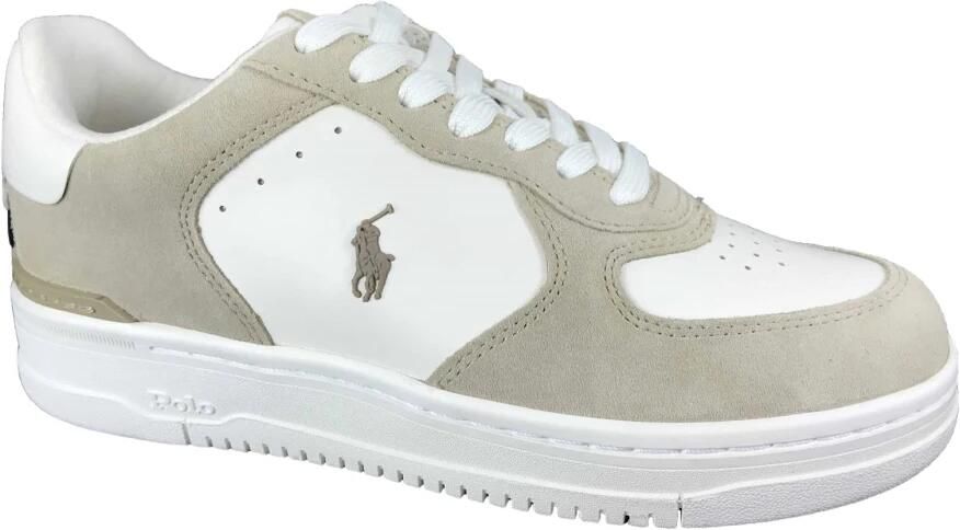 POLO RALPH LAUREN Ralph Lauren Lage Sneakers Heren Masters Crt Leer Wit