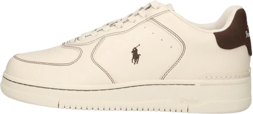 POLO RALPH LAUREN Ralph Lauren Lage Sneakers Mastercourt Leer Creme - Foto 5