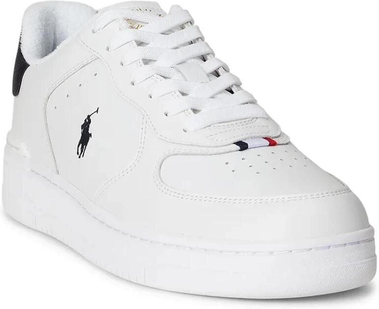 Polo Ralph Lauren Sneakers van gecoate leer-mix model 'MASTER COURT'