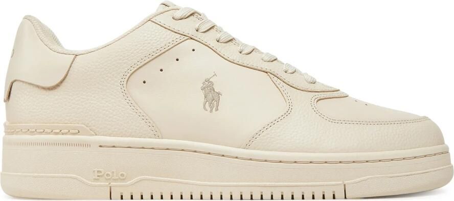 Polo Ralph Lauren Sneakers van echt leer met logostitching model 'Masters' - Foto 2