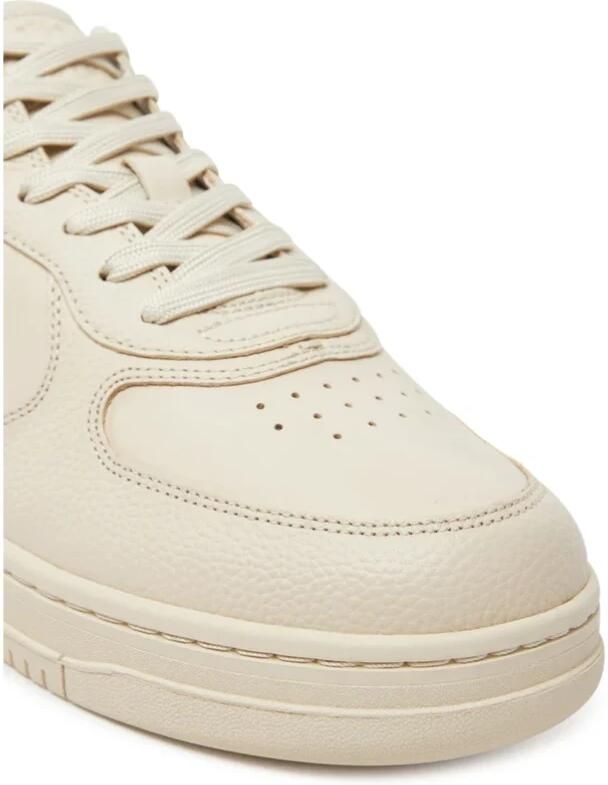 Polo Ralph Lauren Sneakers van echt leer met logostitching model 'Masters'