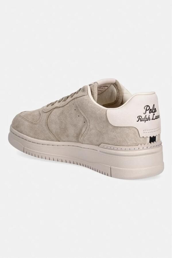 Polo Ralph Lauren Master Court Suede Bruin- Bruin - Foto 3