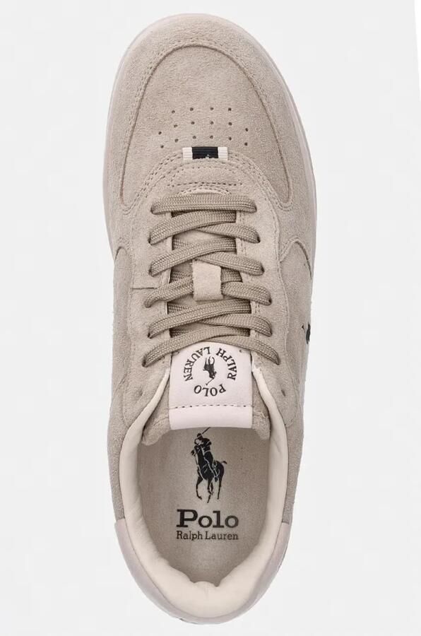 Polo Ralph Lauren Master Court Suede Bruin- Bruin - Foto 5