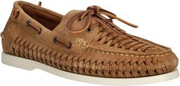 Polo Ralph Lauren loafers van echt leer met gevlochten details