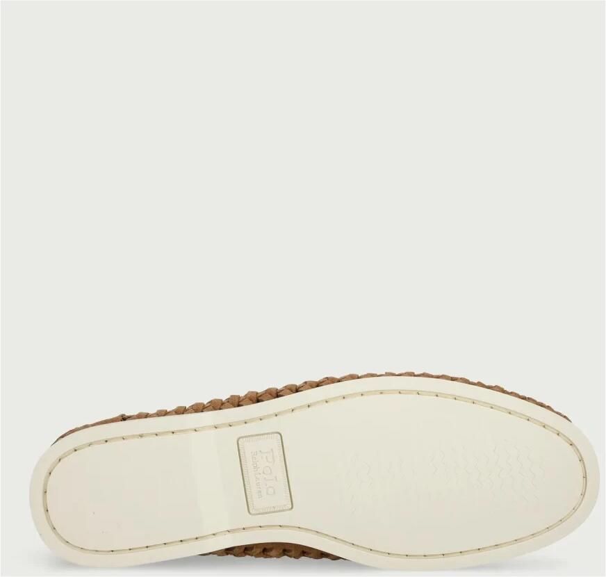 Polo Ralph Lauren loafers van echt leer met gevlochten details - Foto 2
