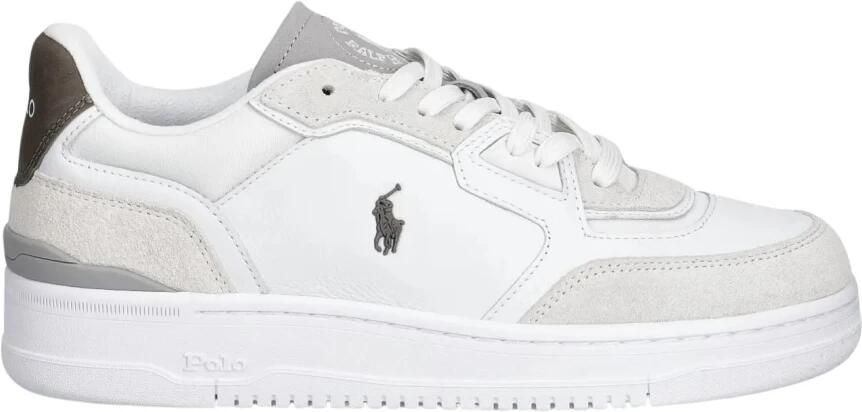 Polo Ralph Lauren Sneakers laag lichtbeige wit