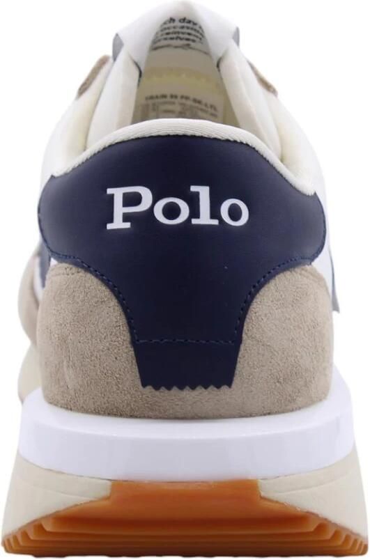 Polo Ralph Lauren Stijlvolle Sneakers in Marineblauw en Beige