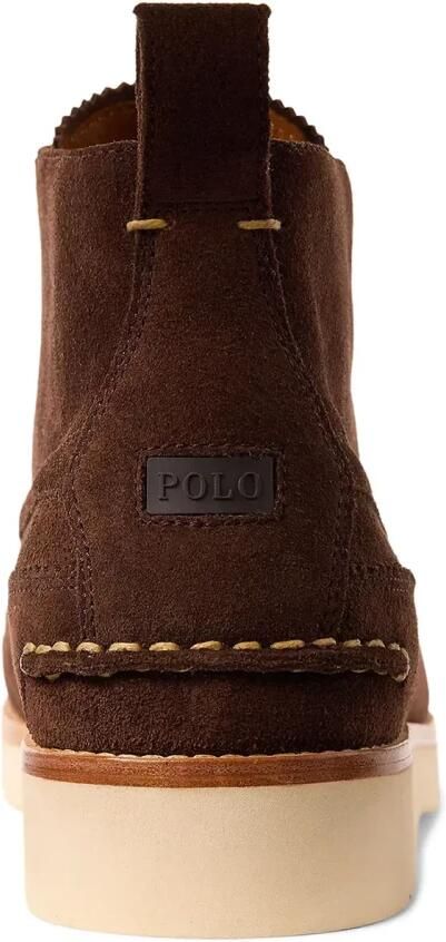 Polo Ralph Lauren Veterboots van leer met siernaad model 'RANGER'