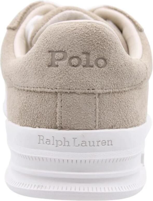 Polo Ralph Lauren Leren sneakers met logodetail model 'TRAIN' - Foto 5