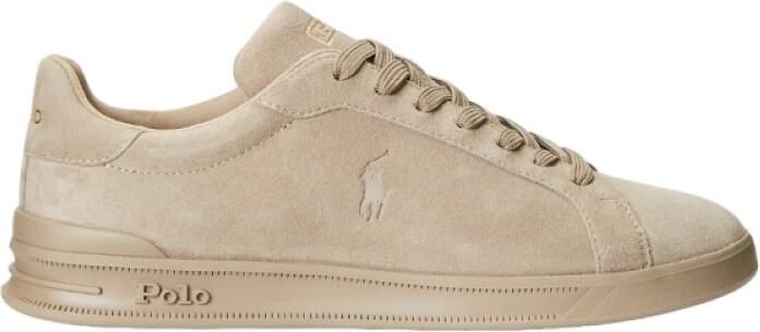 POLO RALPH LAUREN Ralph Lauren Lage Sneakers Heren Heritage Court Maat: 39 Materiaal: Suède Kleur: Beige - Foto 3