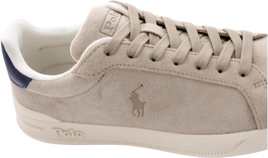 POLO RALPH LAUREN Ralph Lauren Lage Sneakers Heren Heritage Court Ii Maat: 44 Materiaal: Suède Kleur: Beige - Foto 5