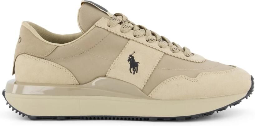 Polo Ralph Lauren Leren sneakers met logodetail model 'TRAIN' - Foto 4