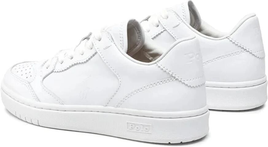 POLO RALPH LAUREN Ralph Lauren Hoge Sneakers Heren Polo Crt Lux Maat: 42 5 Materiaal: Leer Kleur: Wit - Foto 4