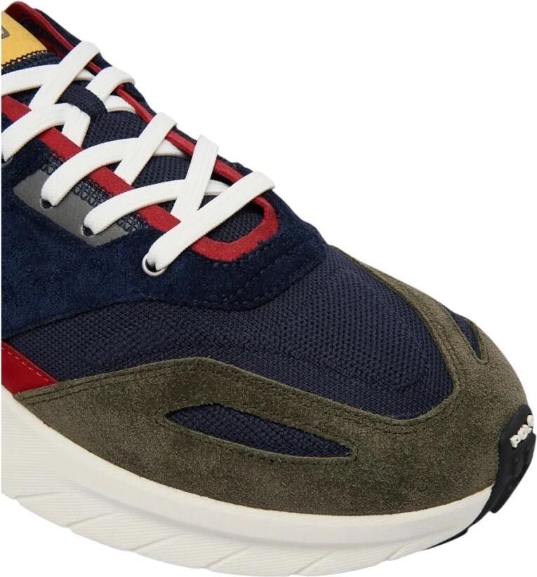 Polo Ralph Lauren Boerum Sneaker van gebreid materiaal met suède panelen - Foto 2