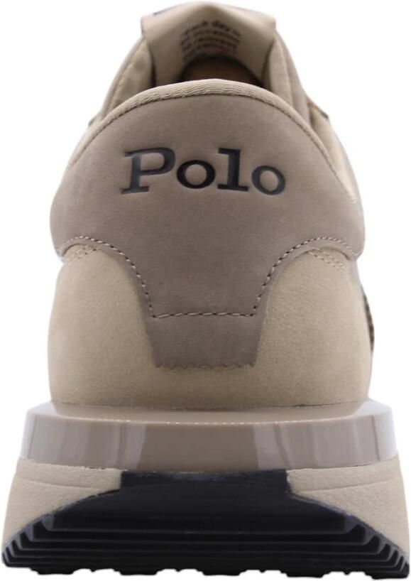 Polo Ralph Lauren Leren sneakers met logodetail model 'TRAIN' - Foto 3