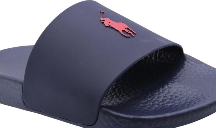 Polo Ralph Lauren Pool Slide Sandalen Schoenen navy red maat: 46 beschikbare maaten:41 42 43 44 45 46 - Foto 6