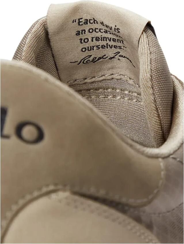 Polo Ralph Lauren Leren sneakers met logodetail model 'TRAIN'