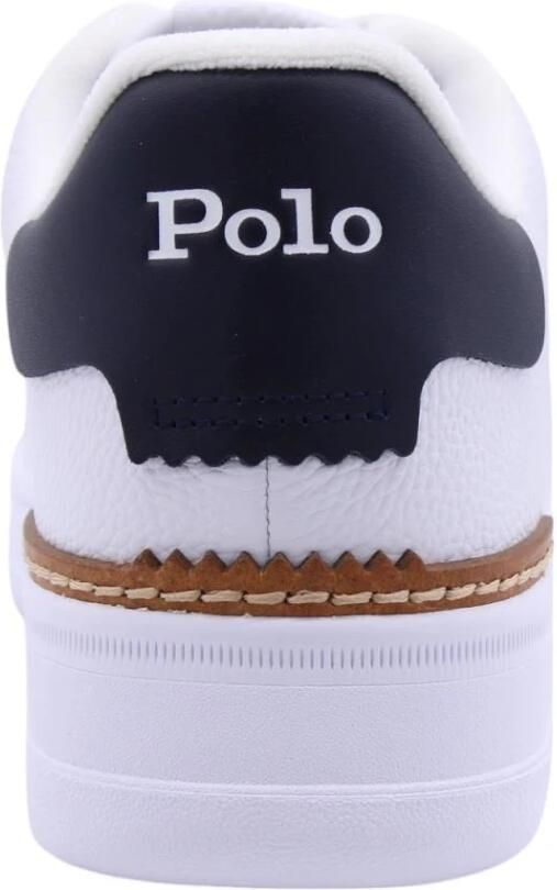 POLO RALPH LAUREN Ralph Lauren Lage Sneakers Heren Masters Court Low Top Maat: 48 Materiaal: Leer Kleur: Wit - Foto 6
