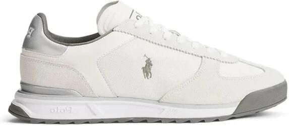 Polo Ralph Lauren Sneakers laag 'VARICK' lichtgrijs donkergrijs zilver wit