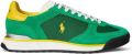 Polo Ralph Lauren Sneakers met vetersluiting model 'VARICK' - Groen