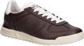 Polo Ralph Lauren Sneakers laag 'Varick' chocoladebruin wit - Chocoladebruin/Wit