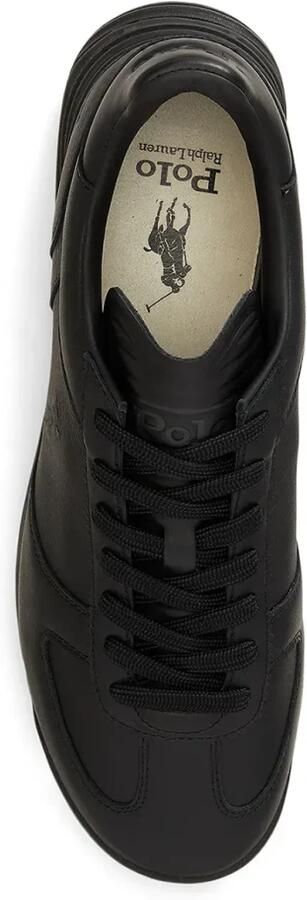 Polo Ralph Lauren Sneakers van glad leer met vetersluiting