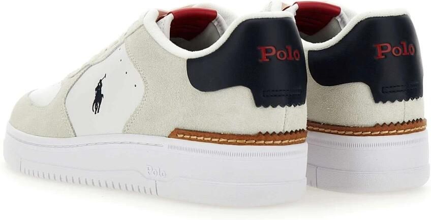 Polo Ralph Lauren Masters Crt Low Fashion sneakers Schoenen white navy red maat: 43 beschikbare maaten:43 44 45 - Foto 2