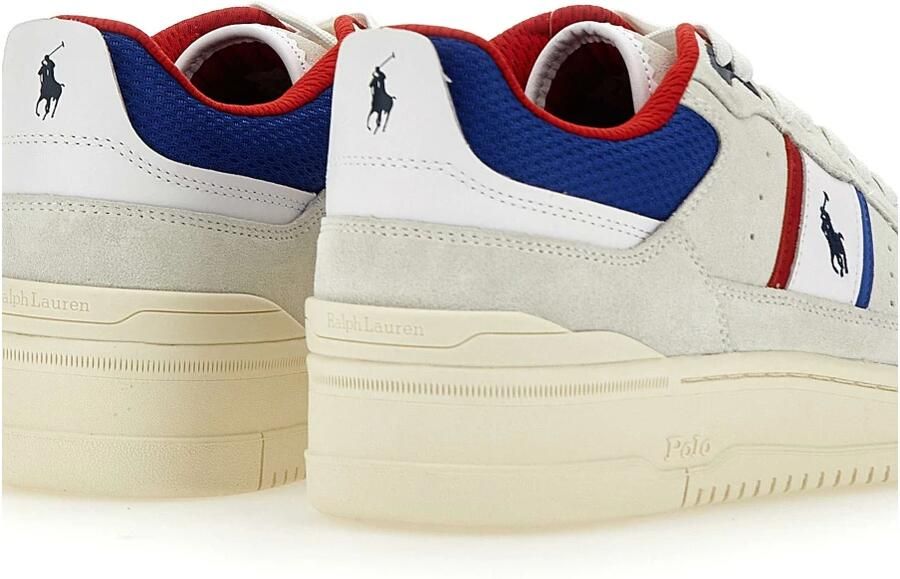Polo Ralph Lauren Witte Sneakers met Mesh Inzetstukken - Foto 2