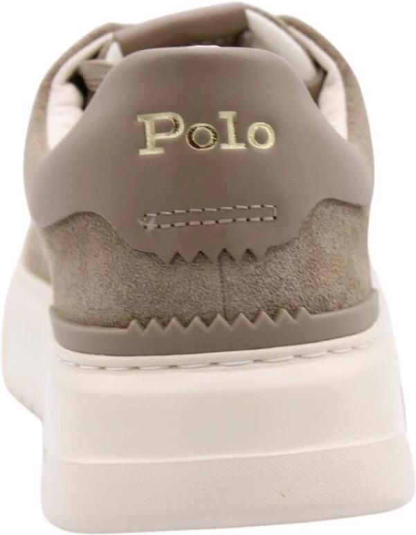 Polo Ralph Lauren Leren sneakers met logodetail model 'TRAIN' - Foto 4