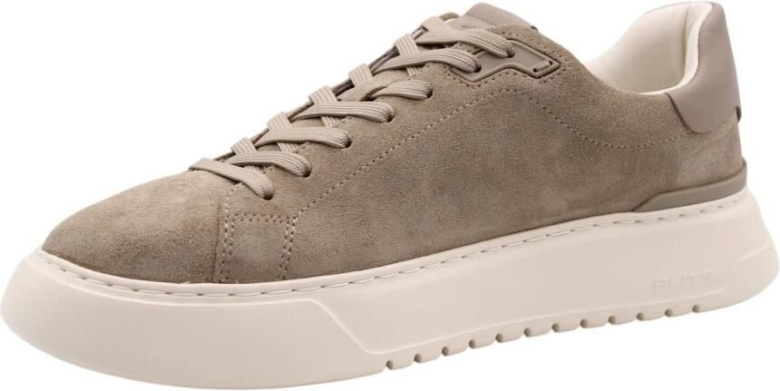 Polo Ralph Lauren Sneakers laag 'Train 89' donkerbeige donkerblauw lichtgrijs