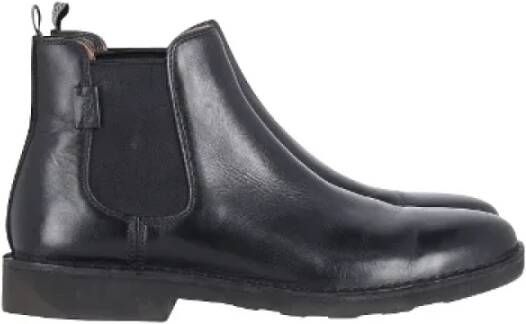 Ralph Lauren Pre-owned Leather boots Black Dames