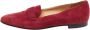 Ralph Lauren Pre-owned Suede flats Red Dames - Thumbnail 1