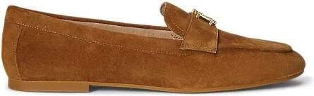 LAUREN RALPH LAUREN Loafers Dames Averi Iii Flats Maat: 39 Materiaal: Suède Kleur: Cognac - Foto 4
