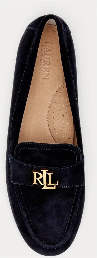 Lauren Ralph Lauren Loafers van echt leer met logo-applicatie model 'Averi'