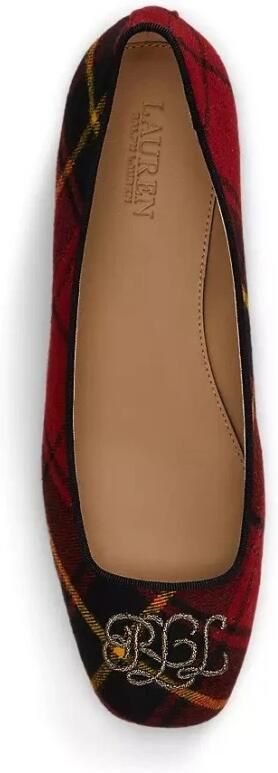 Lauren Ralph Lauren Ballerina's met labelstitching - Foto 4