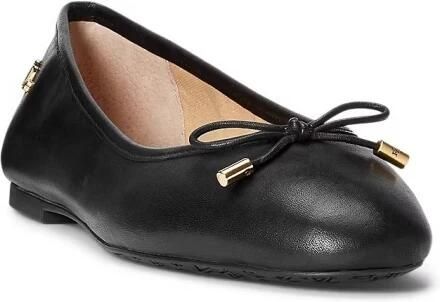 LAUREN RALPH LAUREN Ballerina Dames Jayna Flats Ballet Maat: 41 Materiaal: Leer Kleur: Zwart - Foto 2