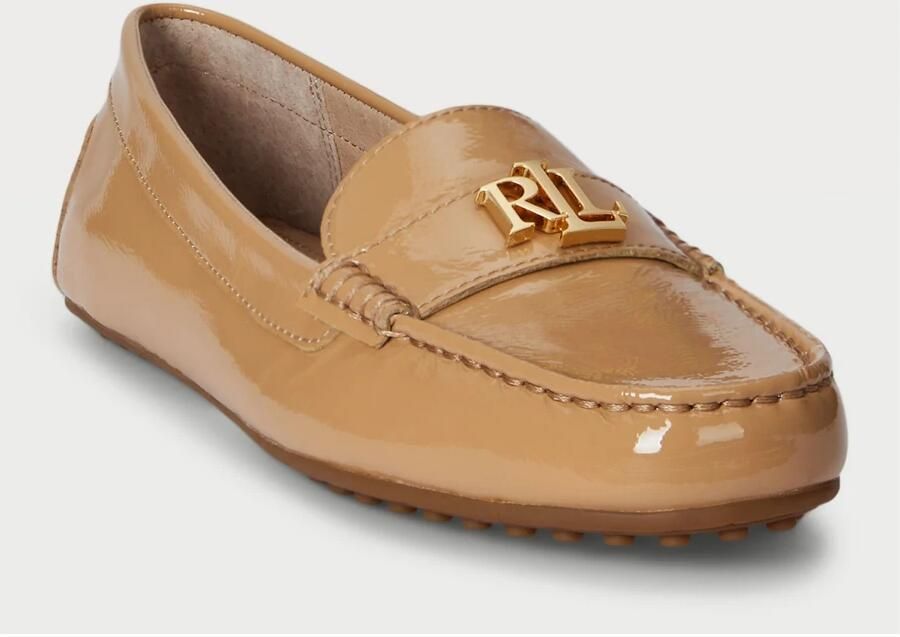 Ralph Lauren Barnsbury Flats Driver Crinkle Patent Lthr - Foto 3