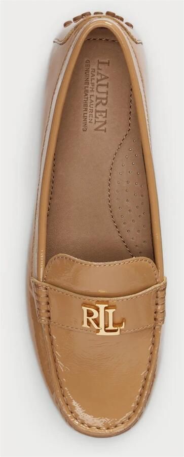 Ralph Lauren Barnsbury Flats Driver Crinkle Patent Lthr - Foto 4