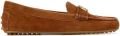 Lauren Ralph Lauren Mocassins van leer met labelapplicatie model 'BARNSBURY' - Bruin