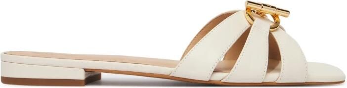 Lauren Ralph Lauren Instappers van echt leer model 'BLAIKE SLIDE'