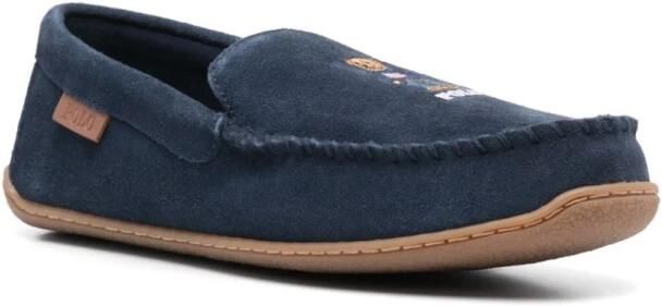 Polo Ralph Lauren Mocassins van echt wildleer met motiefprint model 'BRENAN' - Foto 3