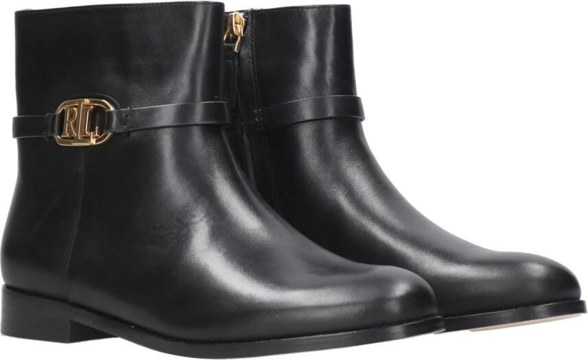 Ralph Lauren Briela Enkellaarzen Zwart Dames - Foto 4
