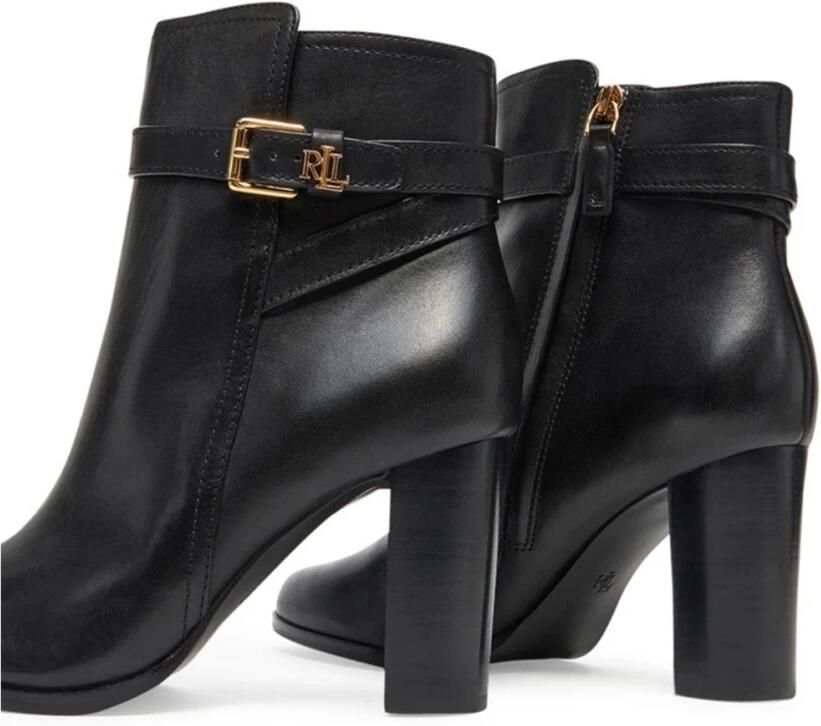 Lauren Ralph Lauren Hoge hakken Brke Bt Hl 2-Boots-Bootie in zwart
