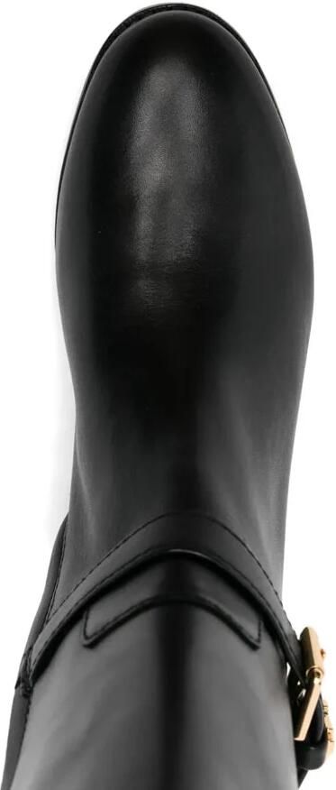 Lauren Ralph Lauren Laarzen van leer met labelapplicatie model 'BROOKE' - Foto 4