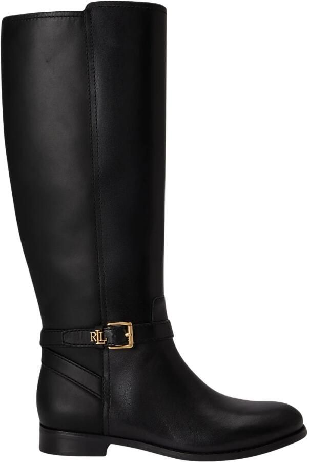 Lauren Ralph Lauren Laars van echt leer met logodetail