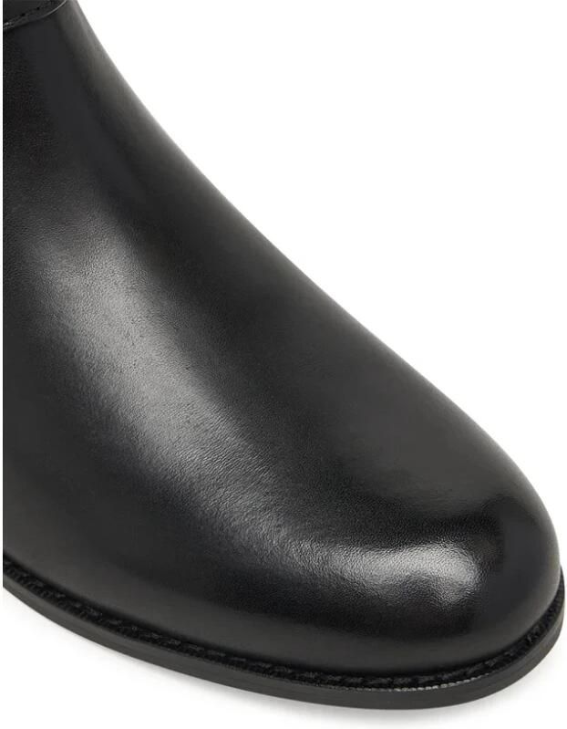 Lauren Ralph Lauren Laarzen van leer met labelapplicatie model 'BROOKE'