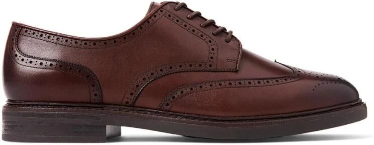 Polo Ralph Lauren Leren derbyschoenen met siernaad model 'ASHER'
