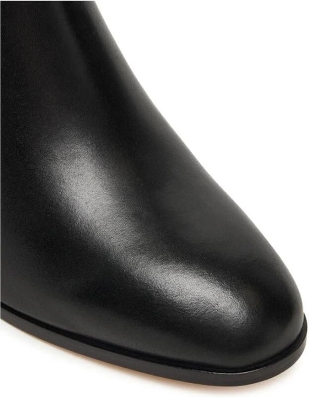 Lauren Ralph Lauren Leren laarzen met ritssluiting model 'CHARLY'