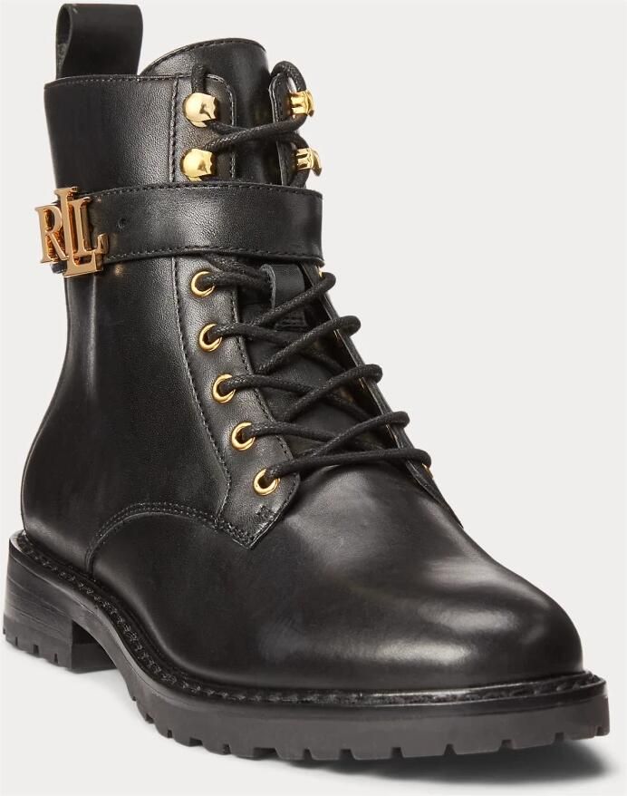 Ralph Lauren Enkellaars met zijlogo en gesp - Foto 2